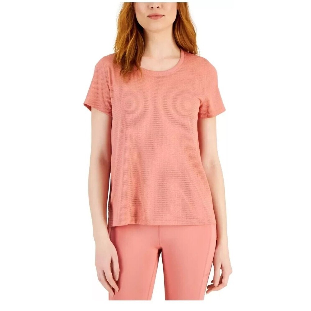 ID Ideology Women's Relaxed Short-Sleeve M Lip Gloss t-shirt top size small